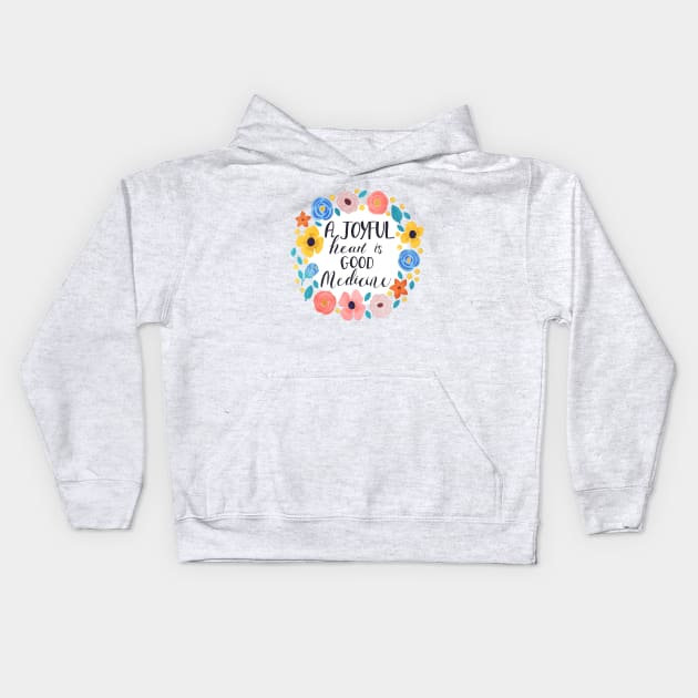 A Joyful Heart Kids Hoodie by tangerinetane